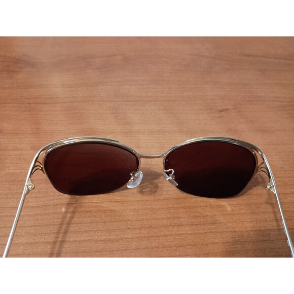 Sebastian Eyeglasses Frames Only 420 130 57-17 Gold Half Rim Womens - Picture 7 of 8